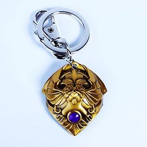 Warhammer 40K Metall-Schlüsselanhänger Custodian Shoulder Plate