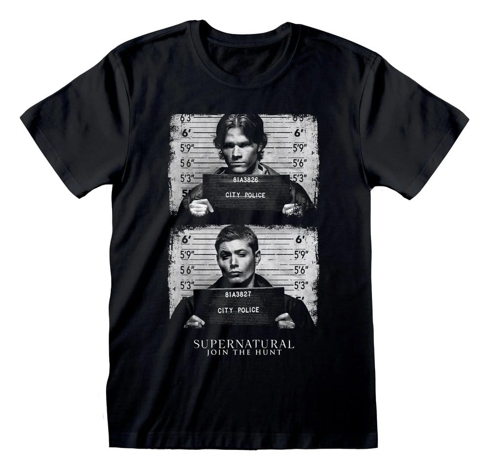 Supernatural T-Shirt Line Up Black Größe S