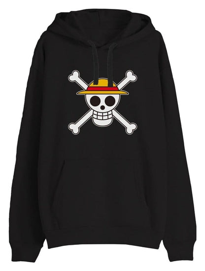 One Piece Sweater Skull Schwarz