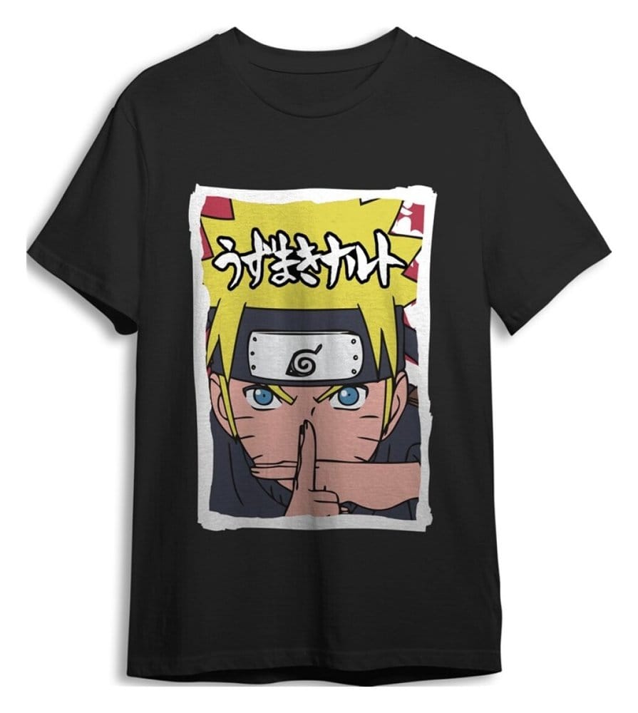 Naruto Shippuden T-Shirt X Black Größe L