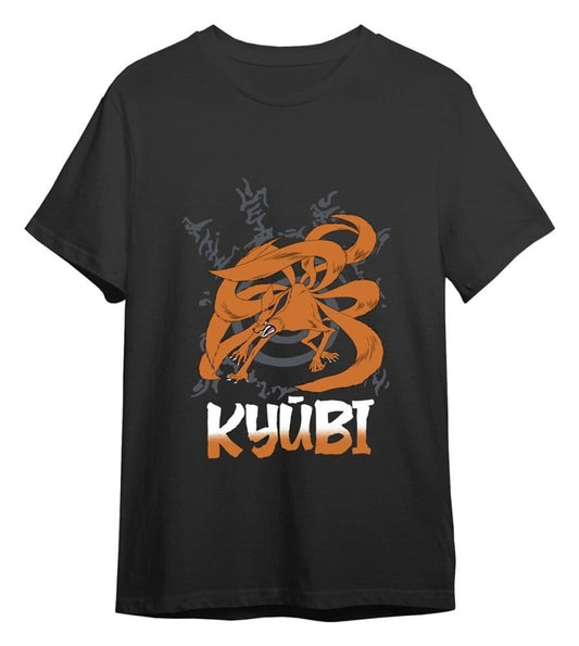 Naruto T-Shirt Kyubi Black Größe XL