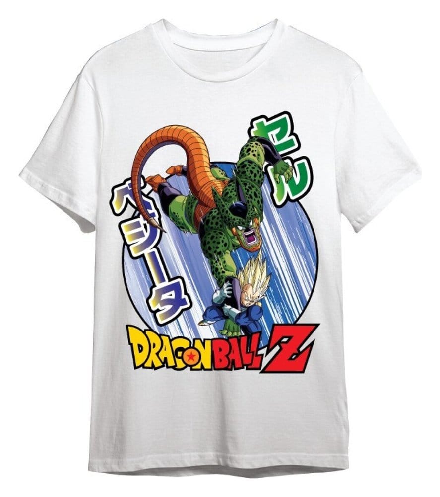 Dragon Ball Z T-Shirt Vegeta / Cell Weiß