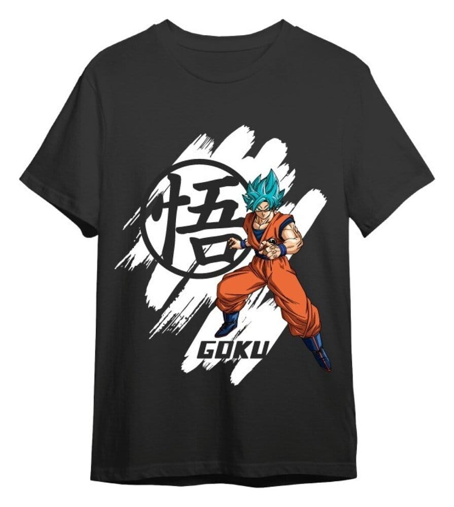 Dragon Ball Super T-Shirt Goku Super Saiyan Blue Schwarz