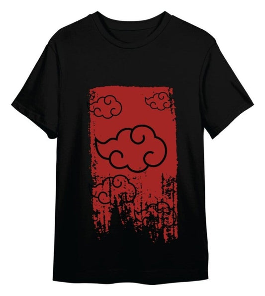 Naruto Shippuden T-Shirt Akatsuki Black Größe S