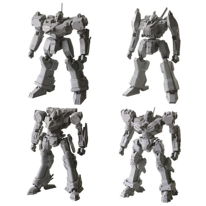 Armored Core Structure Arts Plastic Model Kits 4er-Pack Series 1