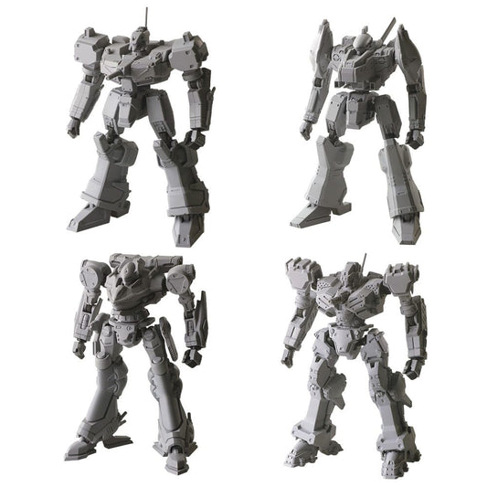 Armored Core Structure Arts Plastic Model Kits 4er-Pack Series 1