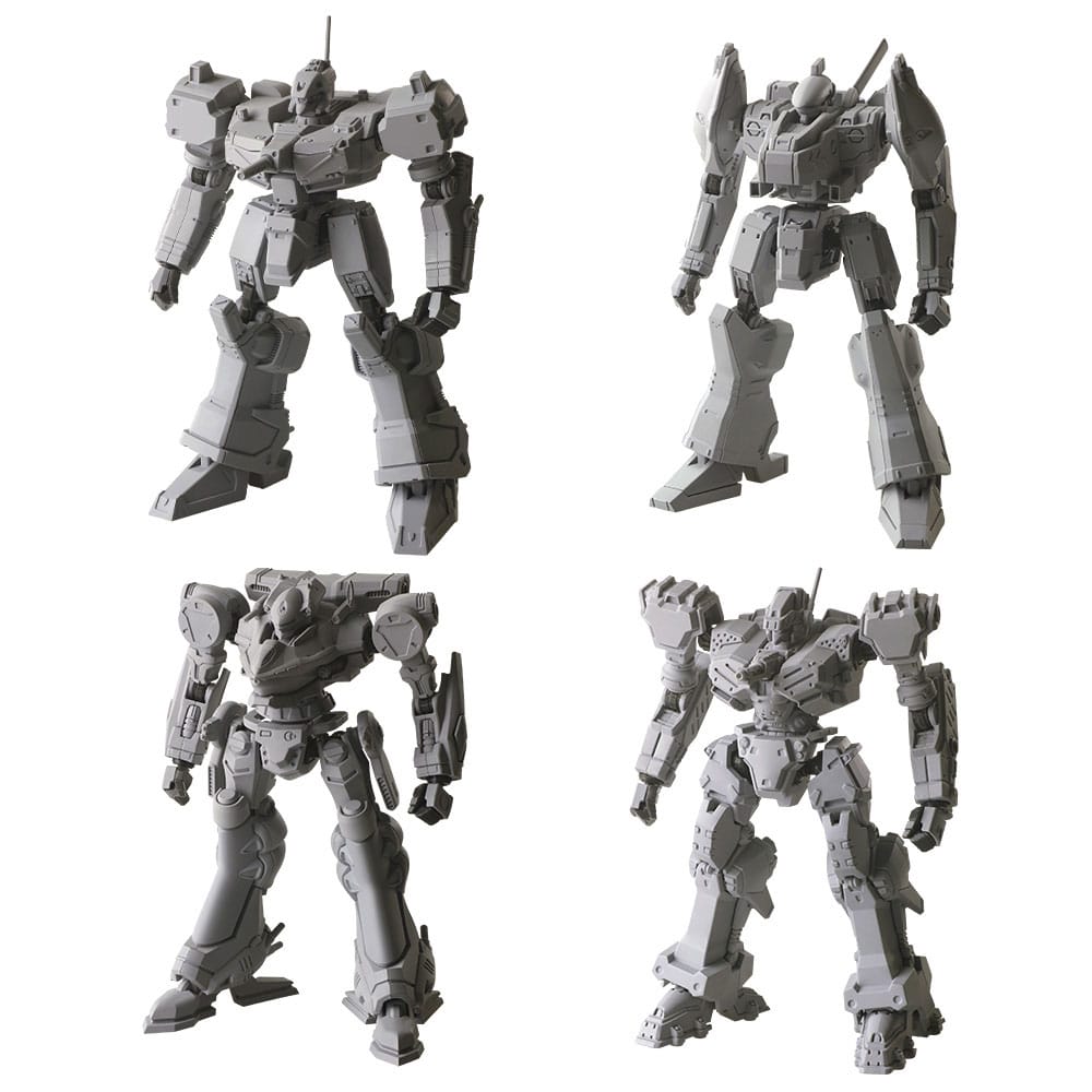 Armored Core Structure Arts Plastic Model Kits 4er-Pack Series 1