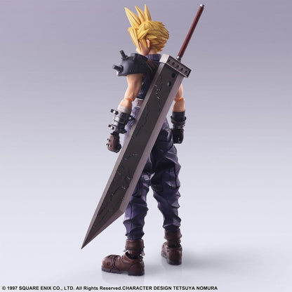 Final Fantasy VII Bring Arts Actionfigur Cloud Strife Digital Plus Edition 15 cm