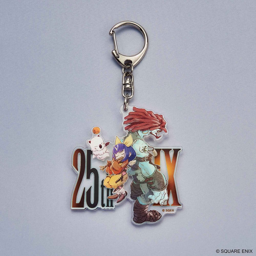Final Fantasy IX Acryl-Schlüsselanhänger 25th Anniversary Eiko & Salamander