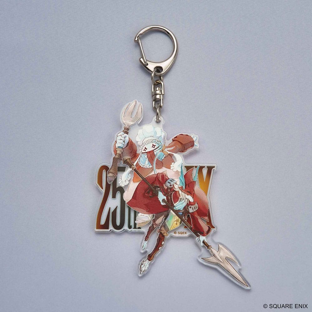 Final Fantasy IX Acryl-Schlüsselanhänger 25th Anniversary Quina & Freya