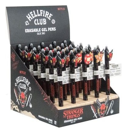 Stranger Things Radierbarer Gelstift Hellfire Club Display (30)
