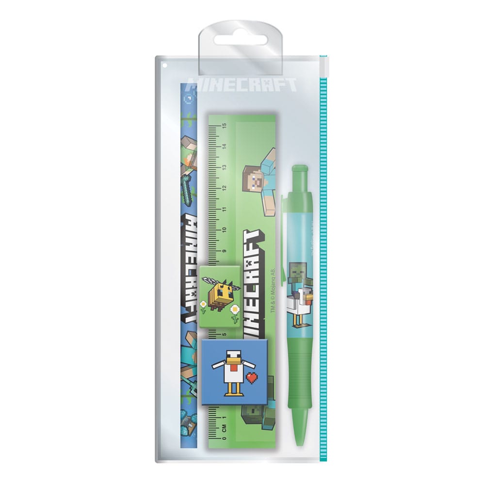 Minecraft Schreibset 5-teilig