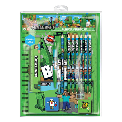 Minecraft Schreibset 12-teilig A4 Bumper