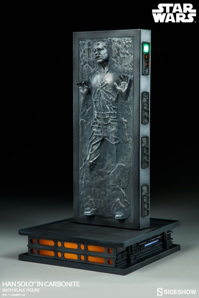 Star Wars 1/6 Actionfigur Han Solo in Carbonite 38 cm