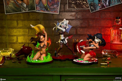 Coffin Comics Designer Statuen-Set Sleepover In Hell