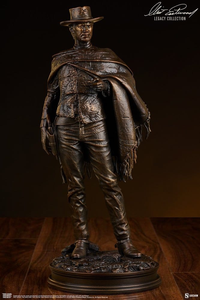 Zwei glorreiche Halunken Statue The Man with No Name (Faux Bronze) 39 cm