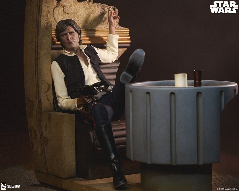 Star Wars Episode IV Mixed Media Premium Format Figur Han Solo: Sorry About the Mess 32 cm