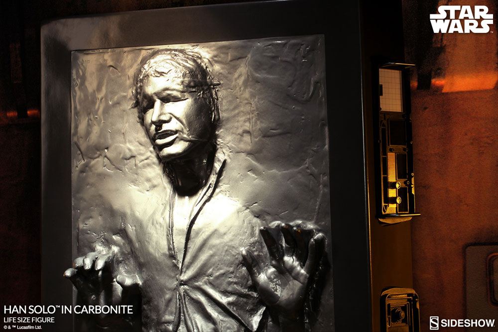 Star Wars Life-Size Statue Han Solo in Karbonit 231 cm