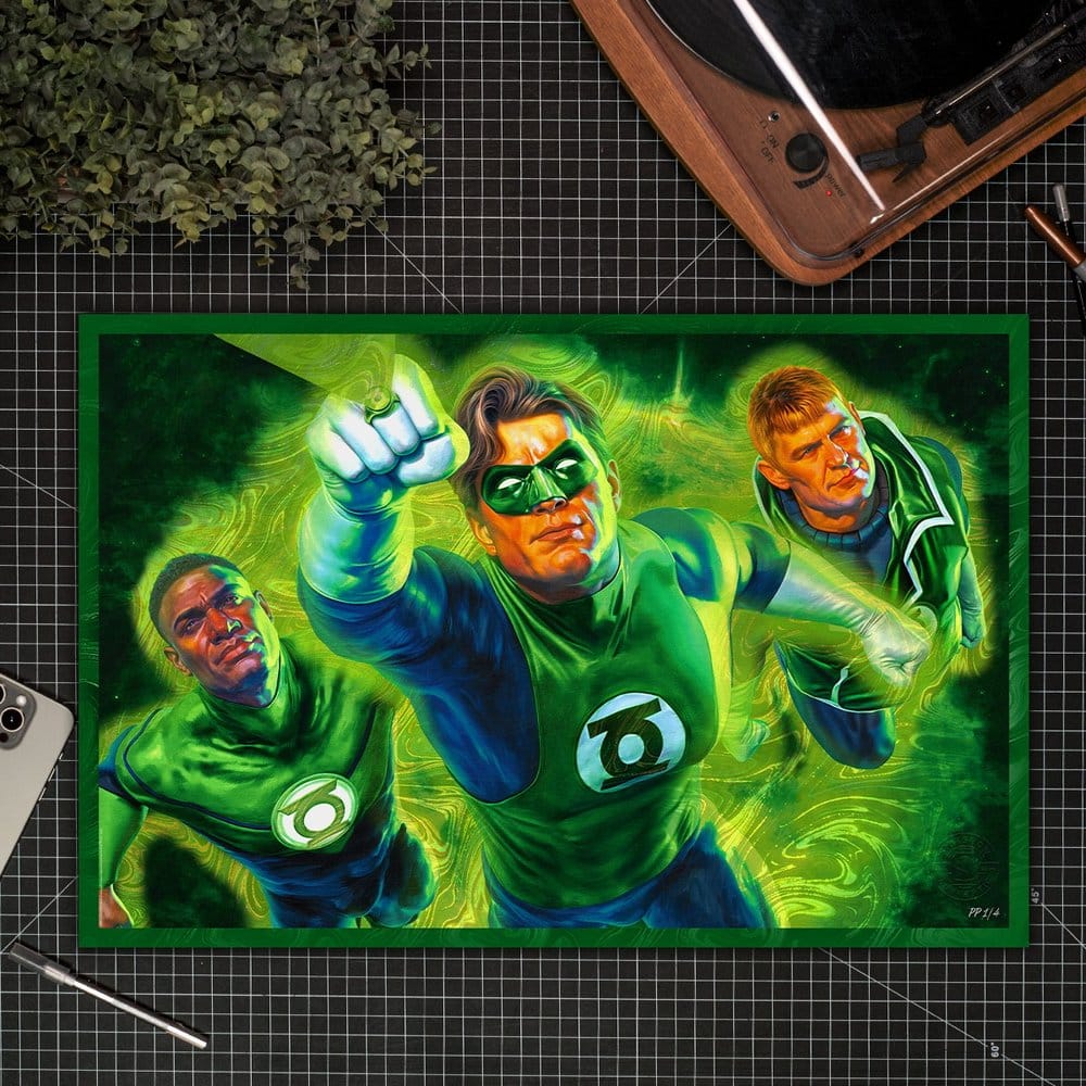 DC Comics Kunstdruck Green Lantern 61 x 41 cm - ungerahmt