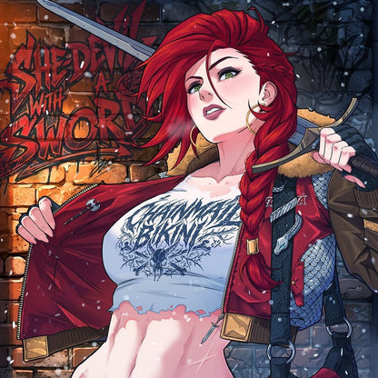 Dynamite Entertainment Kunstdruck Red Sonja 61 x 41 cm - ungerahmt