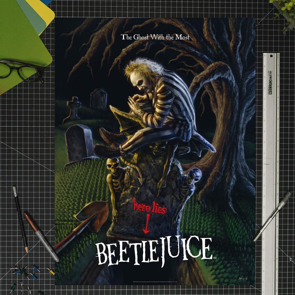 Beetlejuice Kunstdruck The Ghost With the Most 41 x 61 cm - ungerahmt