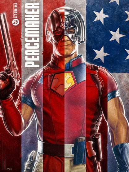 DC Comics Kunstdruck Peacemaker 41 x 61 cm - ungerahmt