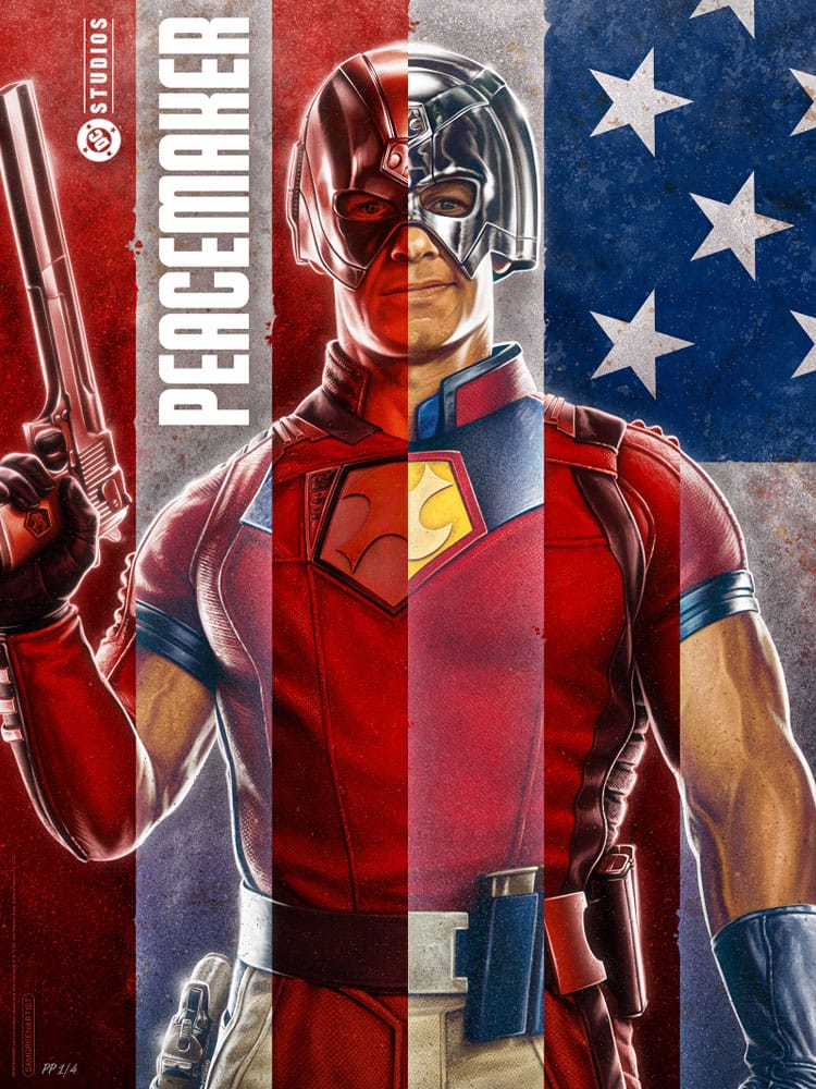 DC Comics Kunstdruck Peacemaker 41 x 61 cm - ungerahmt