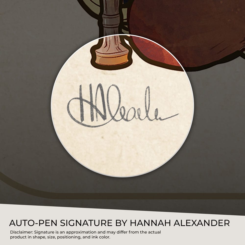 Critical Role Kunstdruck Ashley Johnson: 10th Anniversary Art Nouveau Illustrations 46 x 28 cm - ungerahmt