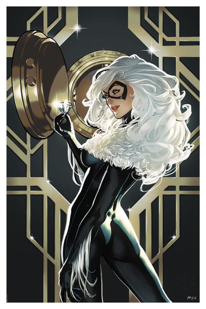 The Amazing Spider-Man Kunstdruck Cosmic Black Cat 61 x 41 cm - ungerahmt