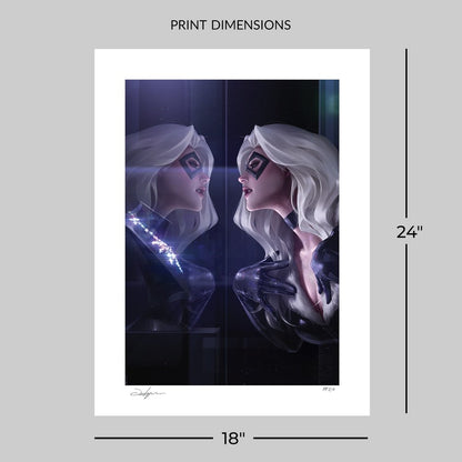 Marvel Kunstdruck Black Cat 46 x 61 cm - ungerahmt