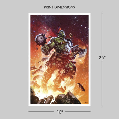 Marvel Kunstdruck Planet Hulk: Worldbreaker 41 x 61 cm - ungerahmt