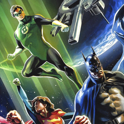 DC Comics Kunstdruck Justice League Unlimited 46 x 61 cm - ungerahmt