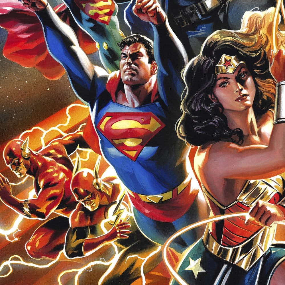 DC Comics Kunstdruck Justice League Unlimited 46 x 61 cm - ungerahmt