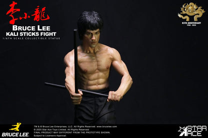 Der Mann mit der Todeskralle My Favourite Movie Statue 1/6 Bruce Lee Kali Sticks Fight Deluxe Basement  Version 30 cm
