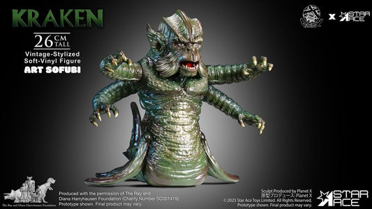 Ray Harryhausens Soft Vinyl Statue The Kraken Vintage Style 25 cm
