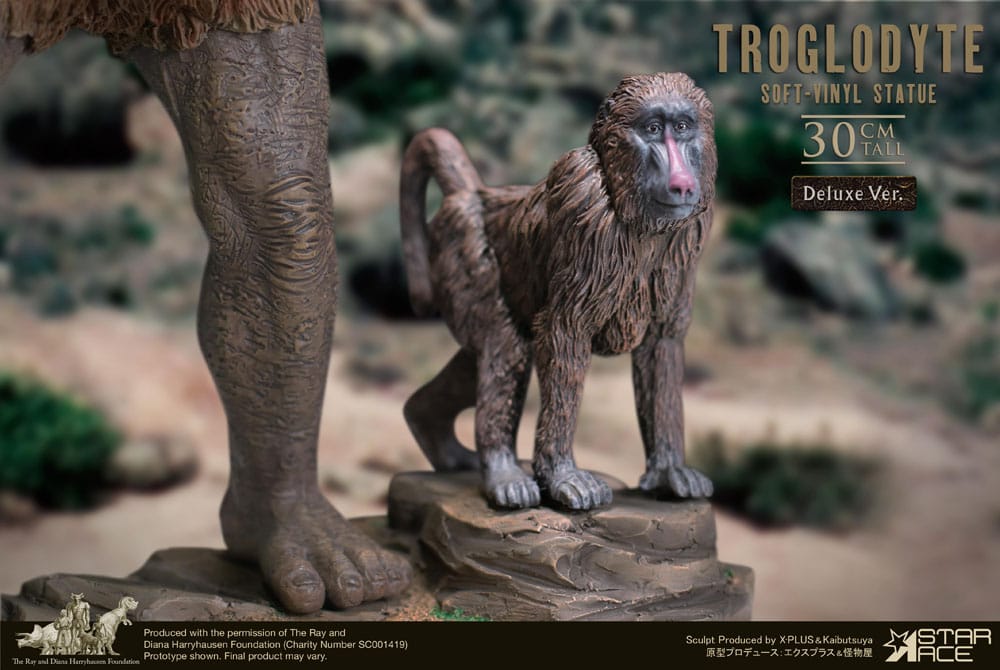 Ray Harryhausens Soft Vinyl Statue Troglodyte Deluxe Version 30 cm