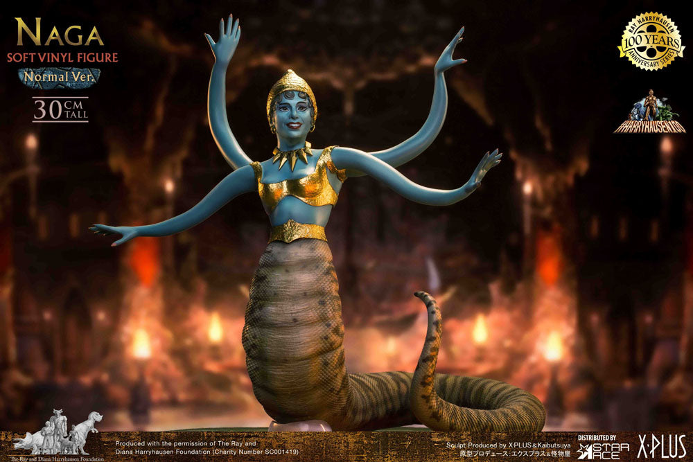 Sindbads siebente Reise Soft Vinyl Statue Ray Harryhausens Naga (Snake Woman) Deluxe Version 31 cm