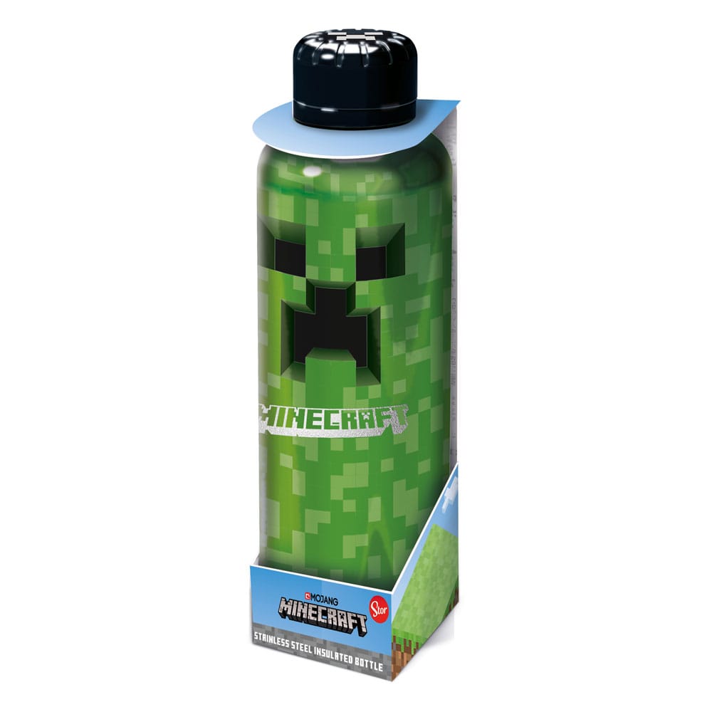 Minecraft Edelstahl-Trinkflasche Creeper