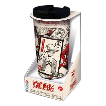 One Piece Edelstahl-Reisebecher Cards