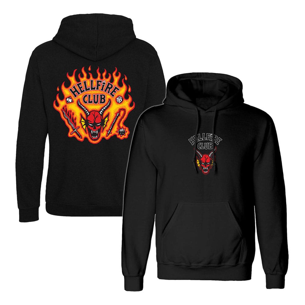 Stranger Things Kapuzenpullover Hellfire Club Flames