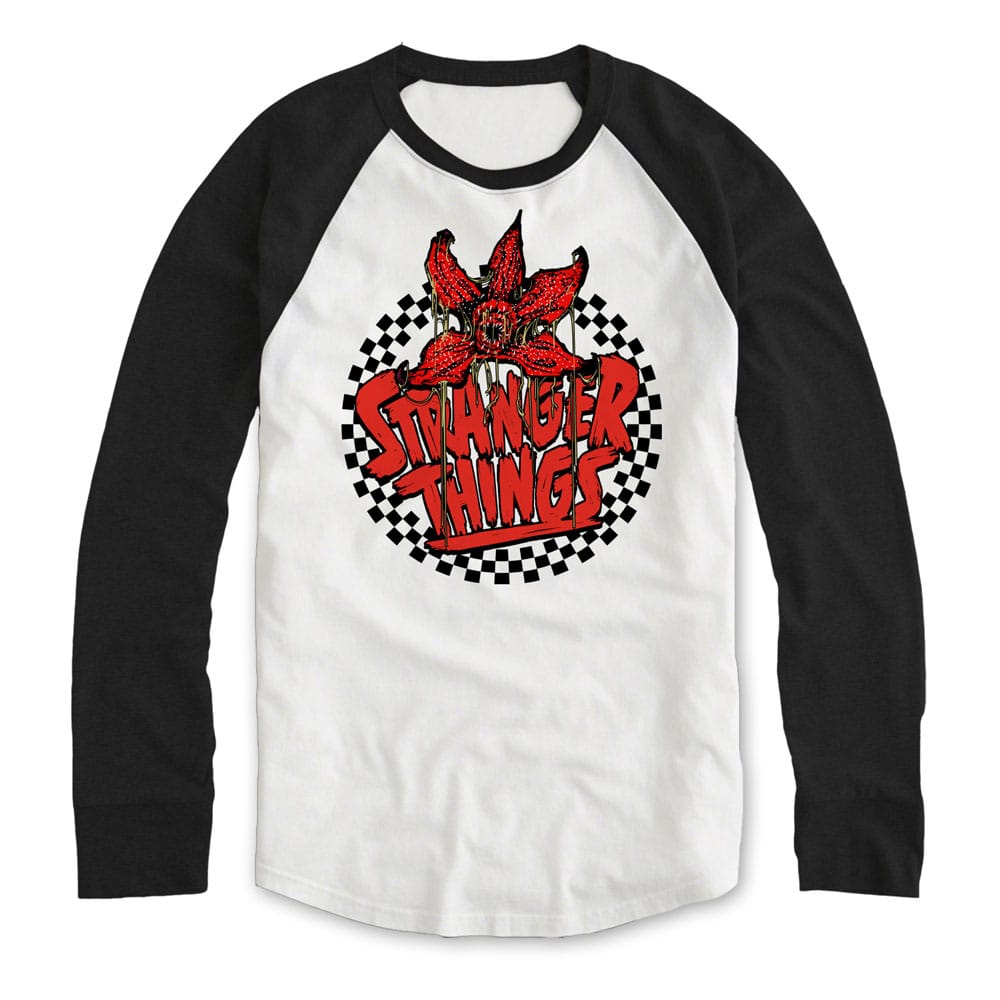 Stranger Things Sweatshirt Checkered Circle Ls  Größe S
