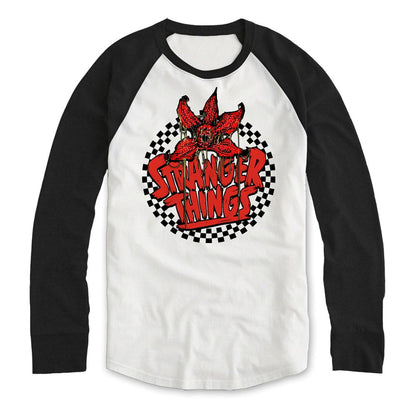 Stranger Things Sweatshirt Checkered Circle Ls  Größe S