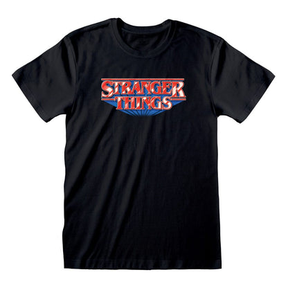 Stranger Things T-Shirt Retro Logo Größe XL