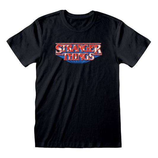 Stranger Things T-Shirt Retro Logo Größe XL