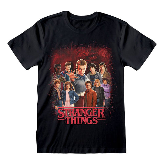 Stranger Things T-Shirt Group of all Characters Größe M