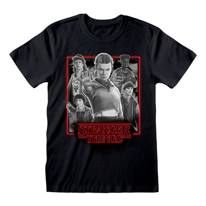 Stranger Things T-Shirt Group Artwork One Last Strange Adventure Colour Größe XL