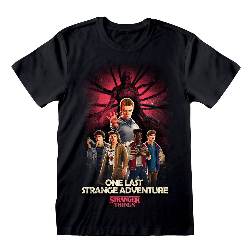 Stranger Things T-Shirt Group Artwork One Last Strange Adventure Colour Größe L