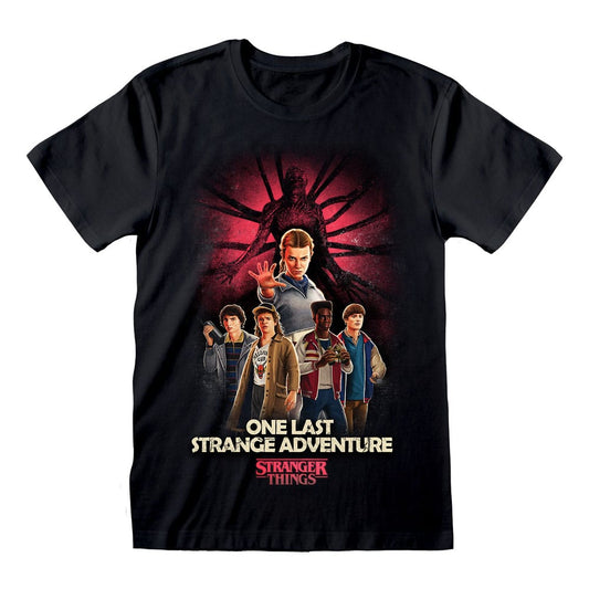 Stranger Things T-Shirt Group Artwork One Last Strange Adventure Colour Größe M