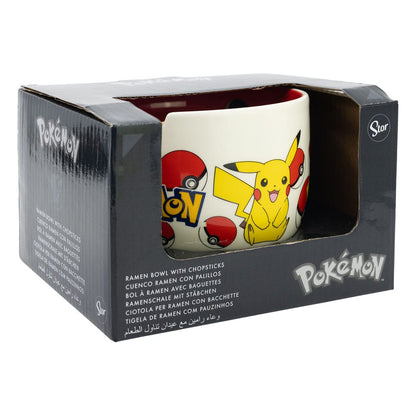 Pokémon Ramen-Schüssel mit Stäbchen Face