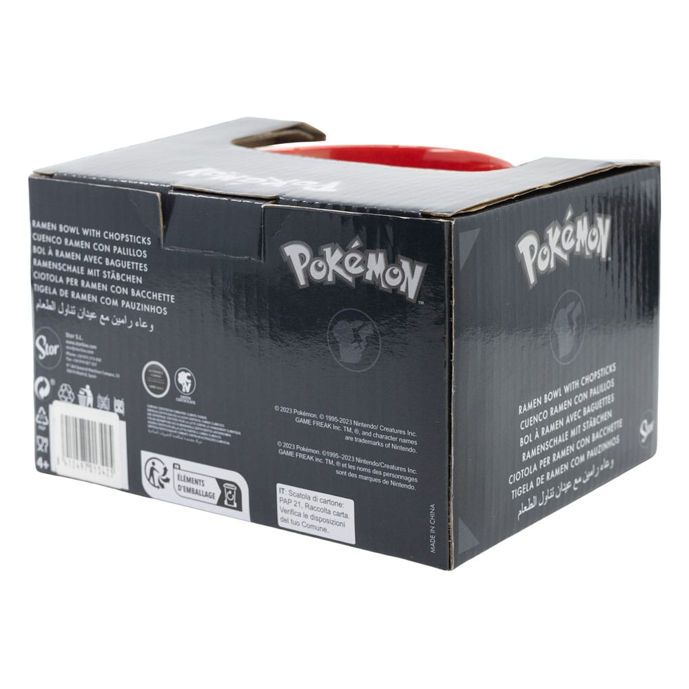 Pokémon Ramen-Schüssel mit Stäbchen Face
